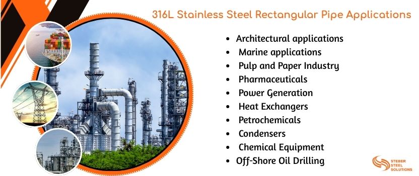 316L Stainless Steel Rectangular Pipe Applications  