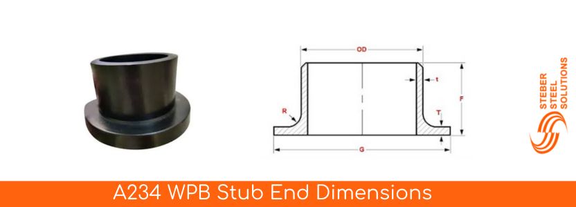 A234 WPB Stub End Dimensions A234 WPB Stub End Dimensions