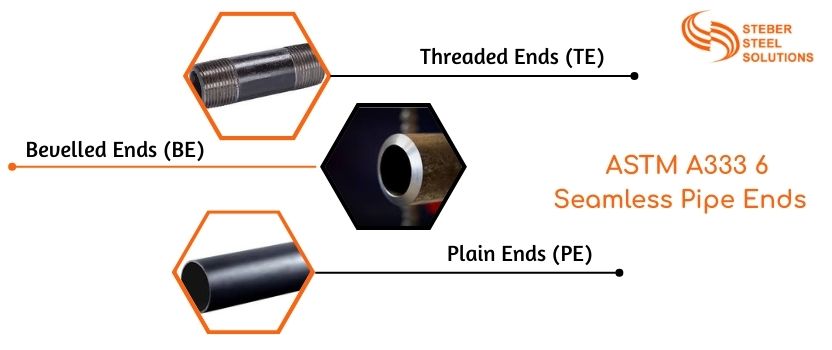 ASTM A333 6 Seamless Pipe Ends 