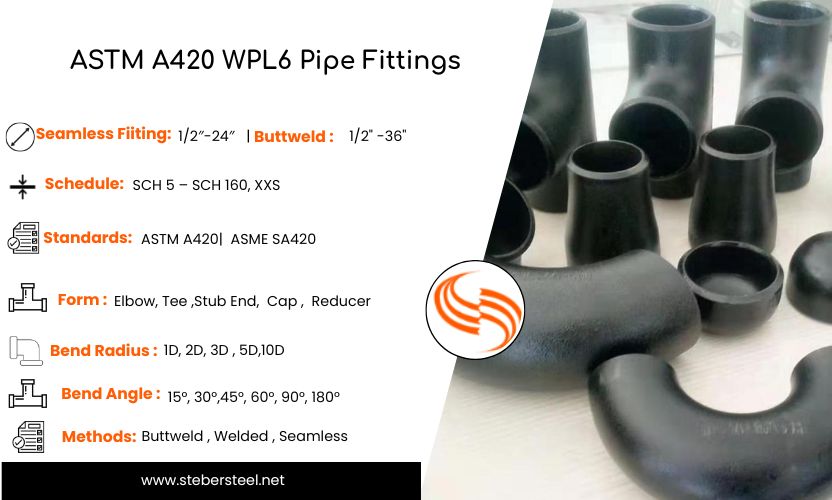ASTM A420 WPL6 Pipe Fittings