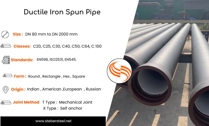 Ductile Iron Spun Pipe