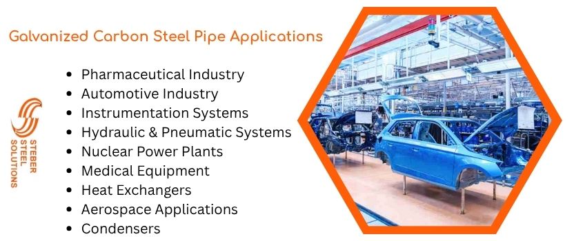 Galvanized Carbon Steel Pipe Applications Process