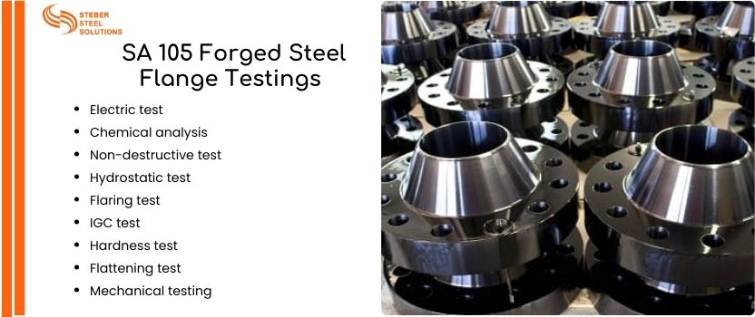 SA 105 Forged Steel Flange Testings 