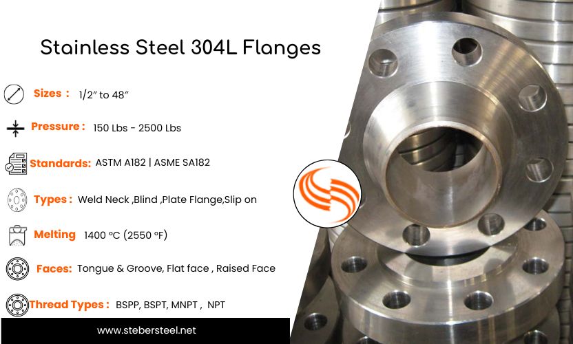 Stainless Steel 304L Flanges