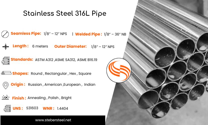 Stainless Steel 316L Pipe